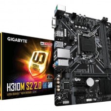 MB LGA1151v2 Gigabyte H310M S2V,2xDDR4,10xUSB,6xSATAIII,mATX,PCIe16x,PCIE,VGA,DVI