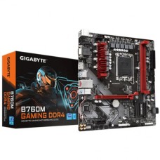 MB LGA1700 GIGABYTE B760M GAMING DDR4,2xDDR4,10xUSB,4xSATAIII,mATX,PCIe16x, PCIe1x,VGA HDMI,DP 