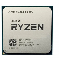  AMD Ryzen™ 5 5500 3,6Гц (4,2ГГц Turbo), AM4, 7nm, 6, 12, 3Mb, L3, 16Mb, 65W OEM