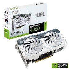 GEFORCE RTX4060 OC 8GB GDDR6 128bit 2535Mhz 2xDP 2xHDMI ASUS DUAL-RTX4060-O8G-WHITE 