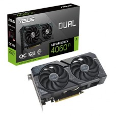 GEFORCE RTX4060Ti OC 16GB GDDR6 128bit 2625Mhz 3xDP HDMI ASUS DUAL-RTX4060TI-O16G 