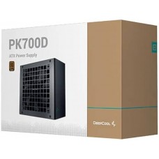 Power Unit DEEPCOOL PK700D 700W 80 PLUS BRONZE 100-240V, ATX12V 2.3 Black flat Active PFC+DC to DC ( Power Connector 24 (20+4)Pin x1X1, EPS 12V Connector 8 (4+4)Pin x2X1, PCI-E (6+2)Pin x2X1, SATA x3X2, 4Pin Peripheral x3X1) 