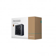 Power Unit DEEPCOOL PK550D 550W 80 PLUS BRONZE 100-240V, ATX12V 2.3 Black flat Active PFC+DC to DC ( Power Connector 24 (20+4)Pin x1X1, EPS 12V Connector 8 (4+4)Pin x2X1, PCI-E (6+2)Pin x2X1, SATA x3X2, 4Pin Peripheral x3X1) 