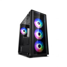 DEEPCOOL ATX MATREXX 50 ADD-RGB 4F w, o PSU 1*USB 3.0 4*ADD-RGB FAN Glass front panel Fully black 