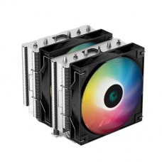 CPU cooler DEEPCOOL AG620 BLACK ARGB LGA115*, 1700, 1200, AMD 2x120mm PWM fan,300-1850rpm,6HP 