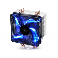 CPU cooler DEEPCOOL GAMMAXX-400 BASIC LGA1700, 115*, AMD BLUE LED 120x25mm, 900-1500rpm,4HP 