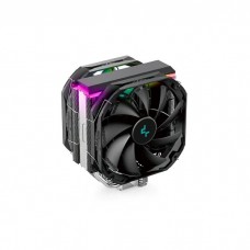 CPU cooler DEEPCOOL AS500 PLUS A-RGB LGA775, 115*, 1200, AMD 2x140mm Black PWM fan,500-1500rpm,5HP