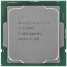 CPU Intel Core i3-10100F, LGA1200, 3.6-4.3GHz, 6MB Cache L3,EMT64,4 Cores + 8 Threads,Tray,Comet Lake