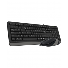 A4TECH FSTYLER F1010 (FM10+FK10)  MULTIMEDIA SLEEK COMFORT KEYBOARD + MOUSE COMBO SET USB BLACK US+R