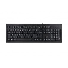 A4TECH  KR-85(K) COMFORT USB ROUND EDGE KEYBOARD BLACK US+KG/RUS