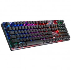 A4TECH BLOODY B810R LIGHT STRIKE RGB GAMING MECHANICAL BLUE SWITCH KEYBOARD USB US+RUSSIAN