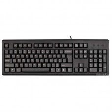 A4TECH  KR-83 COMFORT USB ROUND EDGE KEYBOARD BLACK US+RUSSIAN