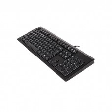 A4TECH  KR-92 COMFORT USB ROUND EDGE KEYBOARD BLACK US+RUSSIAN