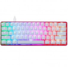 HyperX Alloy Origins 60 572Y6AA#ACB Mechanical Gaming Keyboard,HX Red,Backlight, PINK,RU