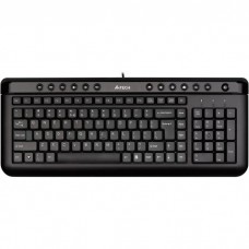 A4TECH  KL-40 X-SLIM MULTIMEDIA KEYBOARD USB BLACK US+RUSSIAN