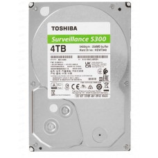 Жесткий диск HDD 4TB, Toshiba S300, 5400rpm, 256MB, SATA III, S300 Surveillance [HDWT840UZSVA]