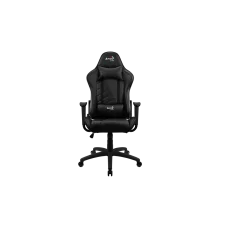 Gaming Chair AEROCOOL AC110 AIR BLACK 2D Armrest 65mm wheels PVC Leather