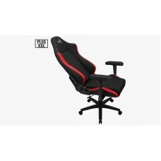 Gaming Chair AEROCOOL Crown PLUS BLACK&RED 4D Armrest 65mm wheels PVC Leather