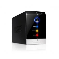 ИБП UPS SVC V-800-F, 800VA(480W), 12V/9Ah, AVR стабилизатор: 165-275V, 3 вых: 2 системных+1 для принтера (Bypass), защита тел. линии, Black