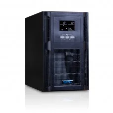 ИБП UPS SVC PT-2K-LCD, Мощность 2000ВА/1600Вт, PT-cерия, On-Line, LCD\USB\RS-232, SMART, Диапазон работы AVR: 115-300В, Бат.: 12В/7.5Aчx6шт., Вентилятор: 8смx2шт., 4 вых., Чёрный